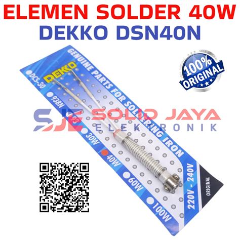 Jual Elemen Solder Dekko 40w Element Spul Spull Heater Dekko 40 W