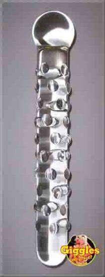 Love Bump Wand Clear Pyrex Dildo