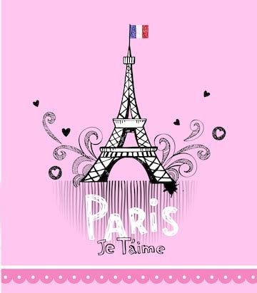 premium vector paris post card