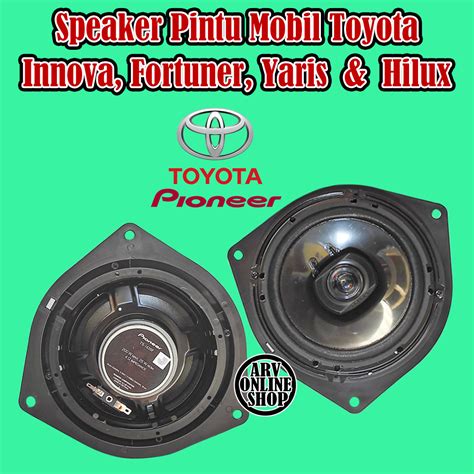 Jual Speaker Pintu Mobil Innova Yaris Fortuner Hilux Pioneer PNP