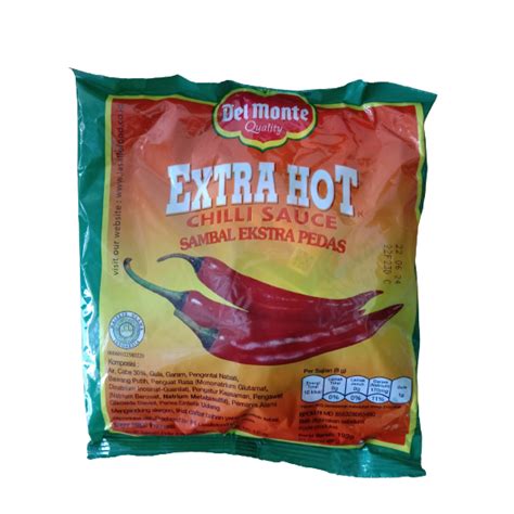 Jual Delmonte Saus Sambal Extra Hot Sachet Pack Isi X Gram Shopee Indonesia