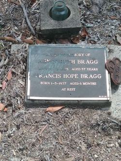 Francis Hope Bragg 1937 1937 Find A Grave Memorial