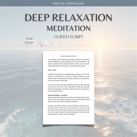 Guided Meditation Script for Reflection: Find Inner Peace Today - Free