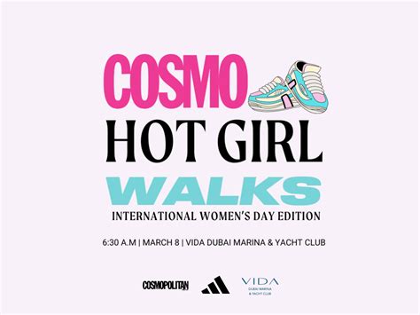 Cosmopolitan Me Hot Girl Walk Join The Cosmo Me Team On A Hot Girl Walk