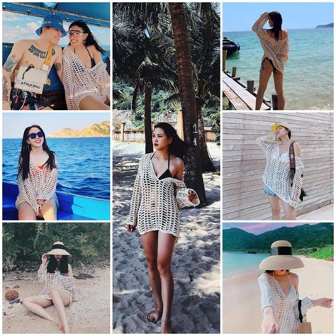 ÁO LƯỚI ĐI BIỂN ÁO CHOÀNG BIKINI Áo lưới đi biển đan dây dày