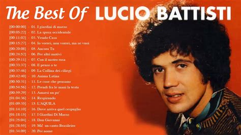 Le più belle canzoni di Lucio Battisti I Più Grandi Successi Di Lucio