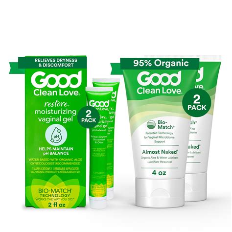 Amazon Good Clean Love Restore And Almost Naked Bundle Moisturizing Vaginal Gel And