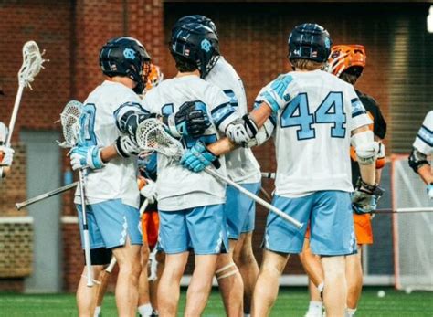 Unc Mens Lacrosse Blows By Mercer In Season Opener