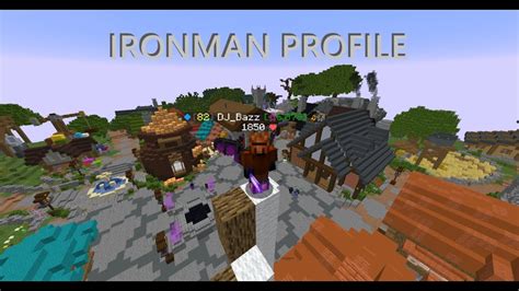 NEW Hypixel Skyblock Ironman Profile 150 Hours YouTube