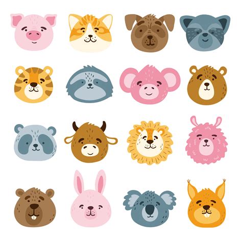 funny cute animal face 3