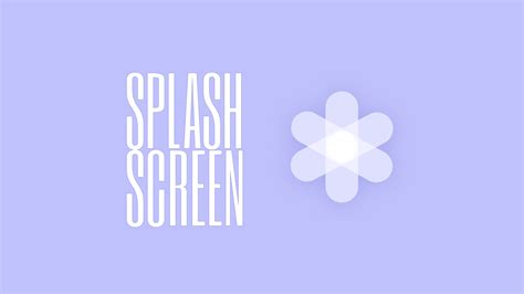 splash screen ui behance