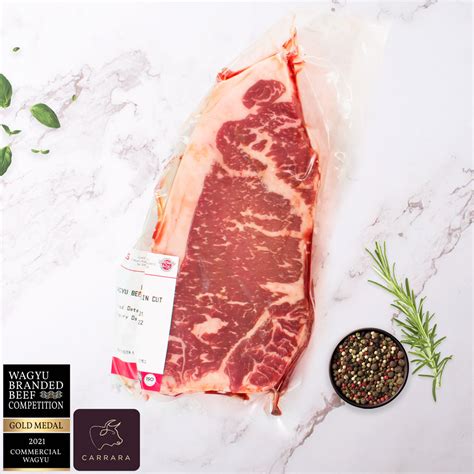 F1 F2 Wagyu Striploin Steak MB 4 5 CS Foods