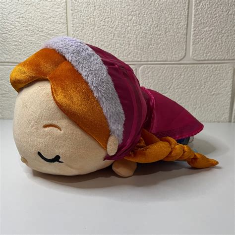 Disney Frozen Sleeping Princess Anna Plush Stuff Toy on Carousell