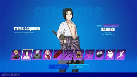 How To Get Sasuke Skin Naruto Skin CODES In Fortnite Unlock Naruto