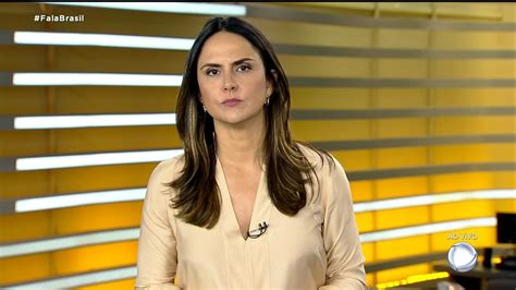 Carla Cecato Retorna Ao Fala Brasil E Desabafa É Um Prazer Estar Aqui