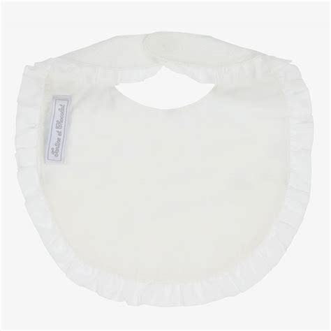 Tartine Et Chocolat Baby Girls Ivory Bib Childrensalon