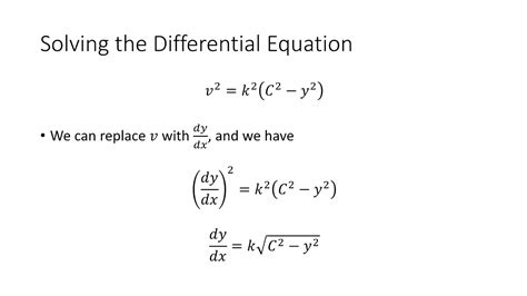 Solving D 2y Dx 2 K 2y YouTube