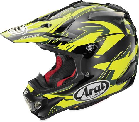 Amazon Arai Vx Pro Dazzle Neon Yellow Motocross Helmet Small