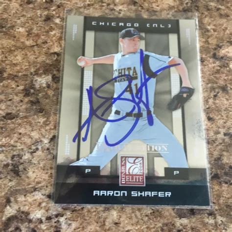 Auto Chicago Cubs Sign Panini Elite Dition Suppl Mentaire Aaron