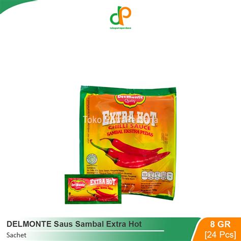 Delmonte Saus Sambal Extra Hot Sachet Gr Pcs Lazada Indonesia