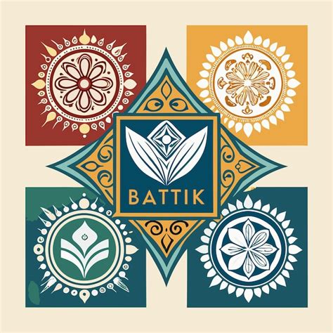 batik logos vectors illustrations    freepik