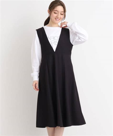 一枚で主役級深Vネックジャンスカ 505203177 シューラルー キューティーブロンド SHOOLARUE Cutie Blonde MAGASEEK