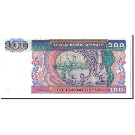 Geldschein Myanmar Kyats Undated Km B Unz Ebay