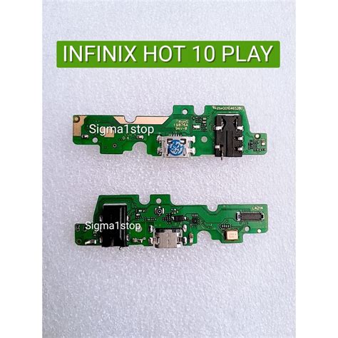 Jual Infinix Hot Play Plug In Connector Charge Pcb Board Papan Cas Konektor Shopee Indonesia