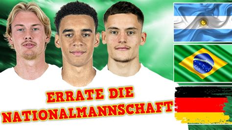 Nationalmannschaften An Den Gesichtern Der Fu Baller Erraten Fu Ball