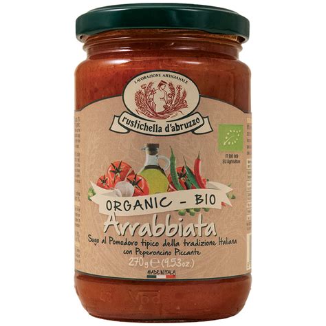 Organic Arrabbiata Sauce 270g - Casa Rustichella