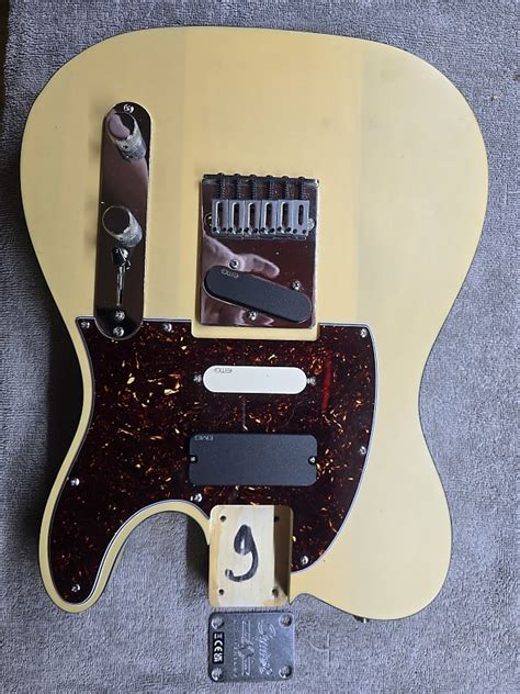 Loaded Emg Squier 40th Loadedtelecaster Body Satin Blonde Reverb