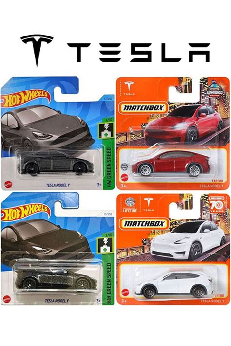 HOT WHEELS Tesla Araç Tesla Model Y Set Hot Wheels Matchbox