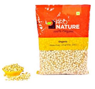 Pro Nature Organic Roasted Channa Dal 200g 500g At Rs 124 Kg Organic