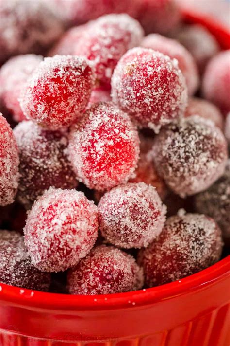 Sugared Cranberries Easy Recipe Video