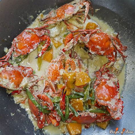 Ginataang Alimasag Crab In Coconut Milk