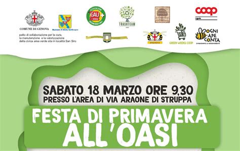 Festa Di Primavera Alloasi Sapere Coop Liguria