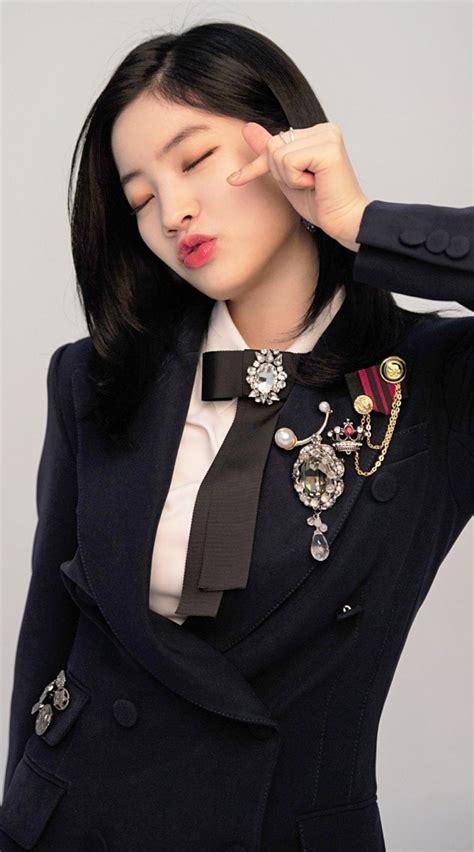 Dahyun Black Suit Jacket Bow White Shirt Rkpopgirlsmob