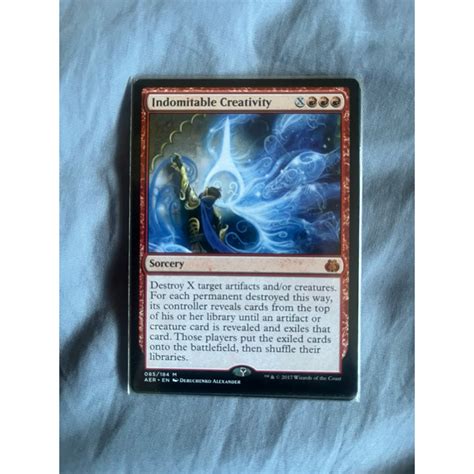 Mtg Indomitable Creativity Red Magic The Gathering Aer Dress Ex Nm