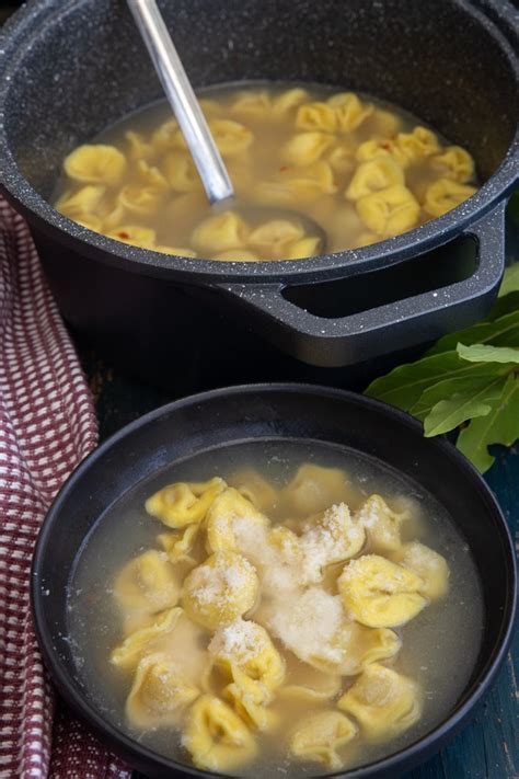 Traditional Tortellini In Brodo In Broth Recipe An Italian In My Kitchen