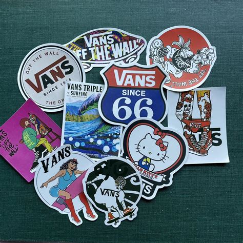 Vans Multi Stickers | Depop