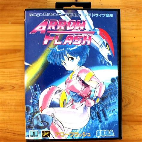 Arrow Flash Bit Md Game Card With Retail Box For Sega Megadrive