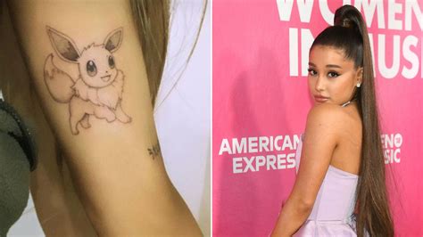 Ariana Grande Reveals New Pokémon Tattoo — See Photos | Allure