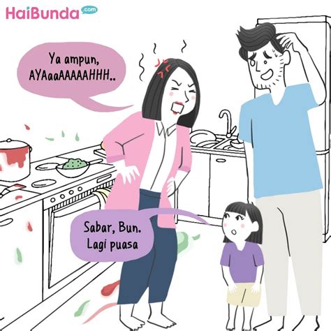 Ujian Sabar Bunda Saat Puasa Foto 1