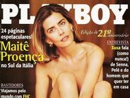 Naked Maitê Proença in Playboy Magazine Brasil