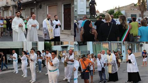 San Salvo Rinnovata La Devozione Sansalvese A San Rocco Con La Santa