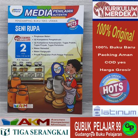 Jual Media Penilaian Autentik Seni Rupa Kelas Sd Mi Kurikulum Merdeka