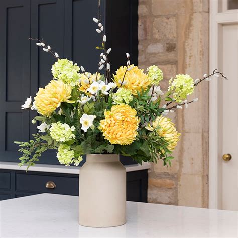 Spring Faux Viburnum Pussy Willow Inspiration Floralsilk