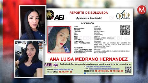 Buscan A Ana Luisa Medrano Joven Madre Desaparecida En Escobedo NL