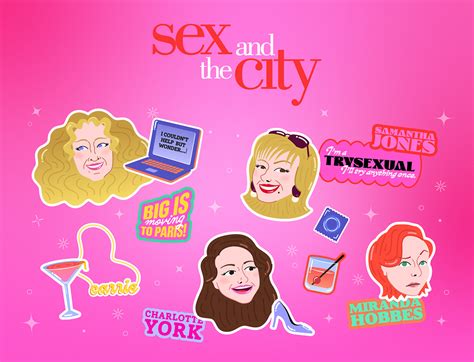 HBO S Sex And The City Illustration Collection Behance