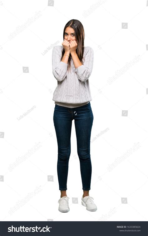 Brunette Woman Nervous Full Royalty Free Images Stock Photos Pictures Shutterstock